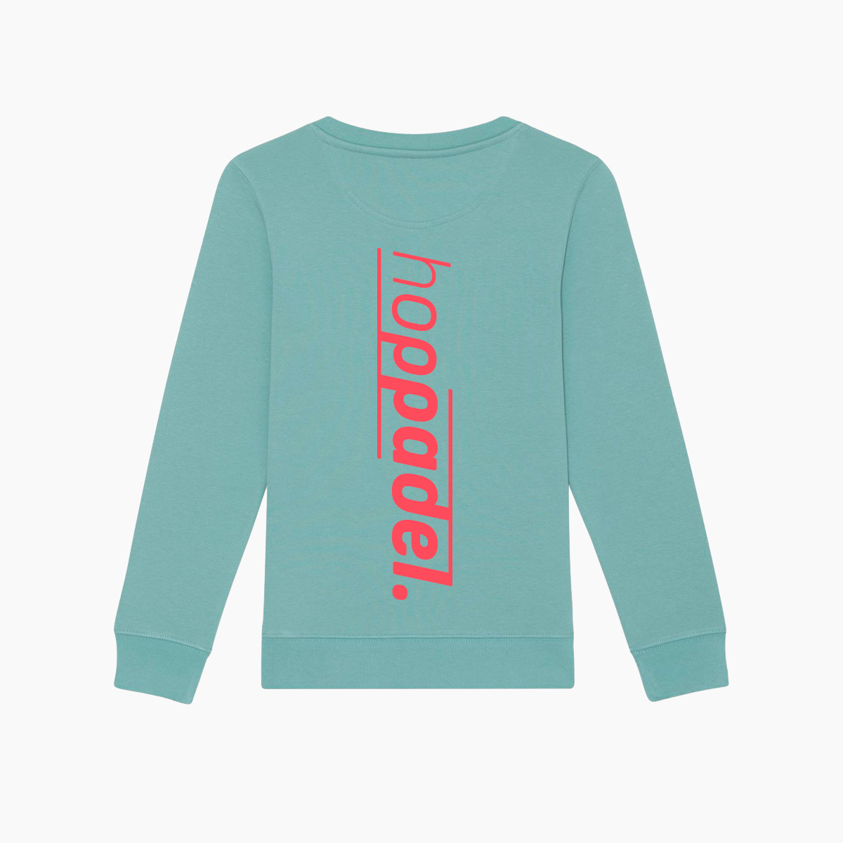 Hoppadel Sweater - Kids - Green & Coral - Afbeelding 2