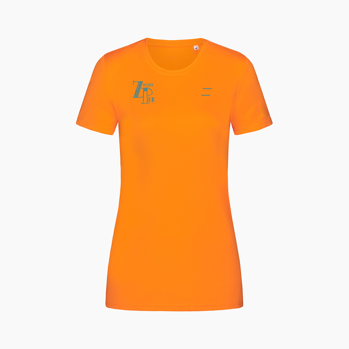ZP Hoppadel Sport Shirt - Dames - Orange & Petrol - Afbeelding 3